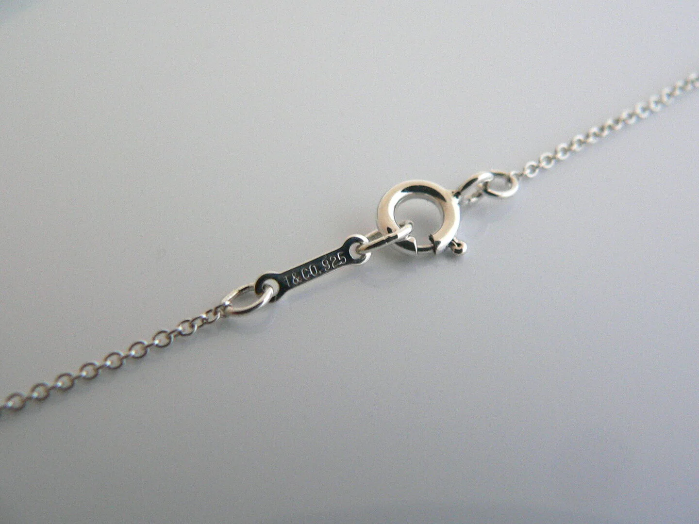 Tiffany & Co Silver 18K Gold Picasso Magic Disc Necklace Pendant Gift Pouch Love