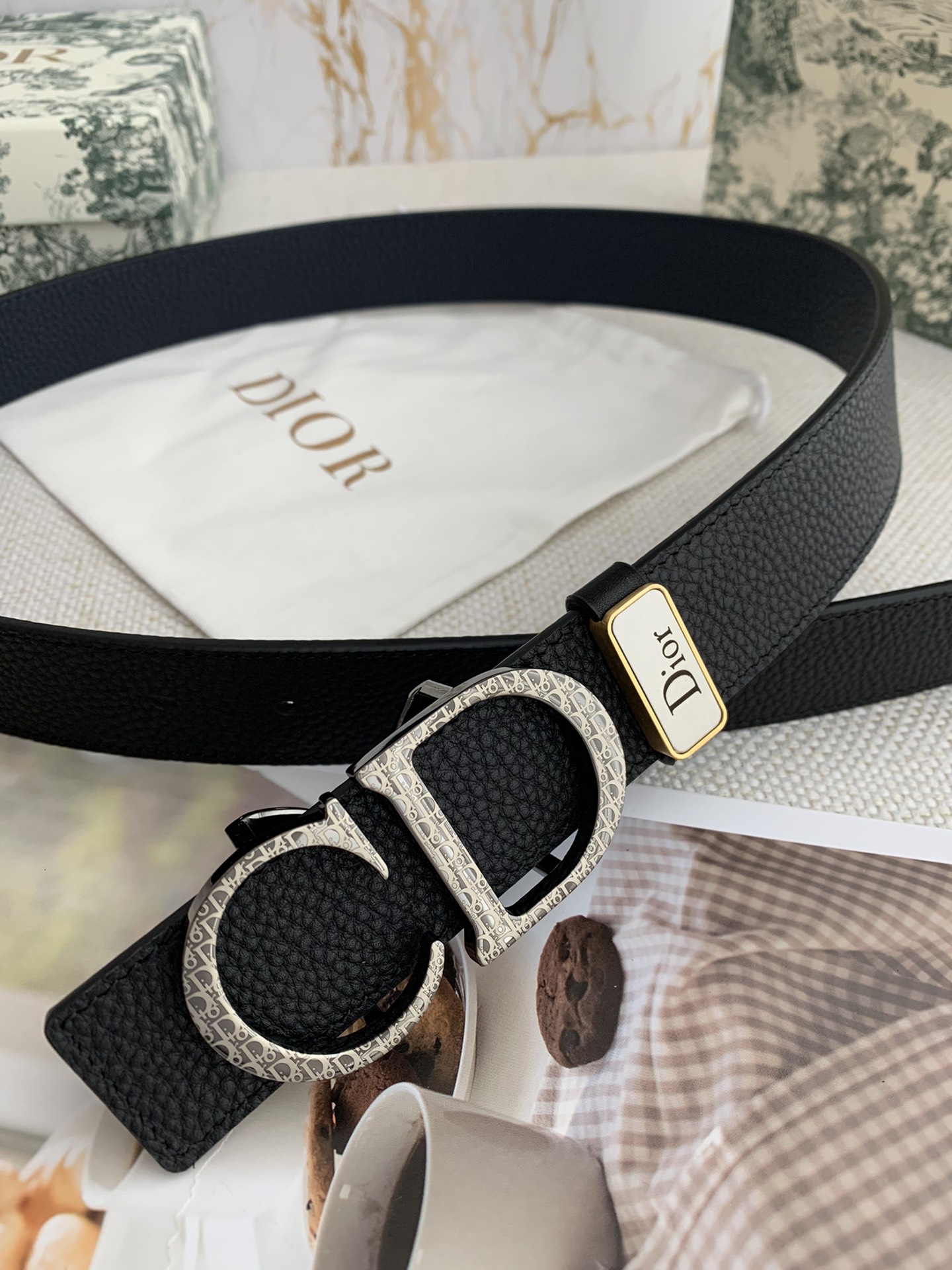 Dior Leather Belts 1:1 Mirror Version