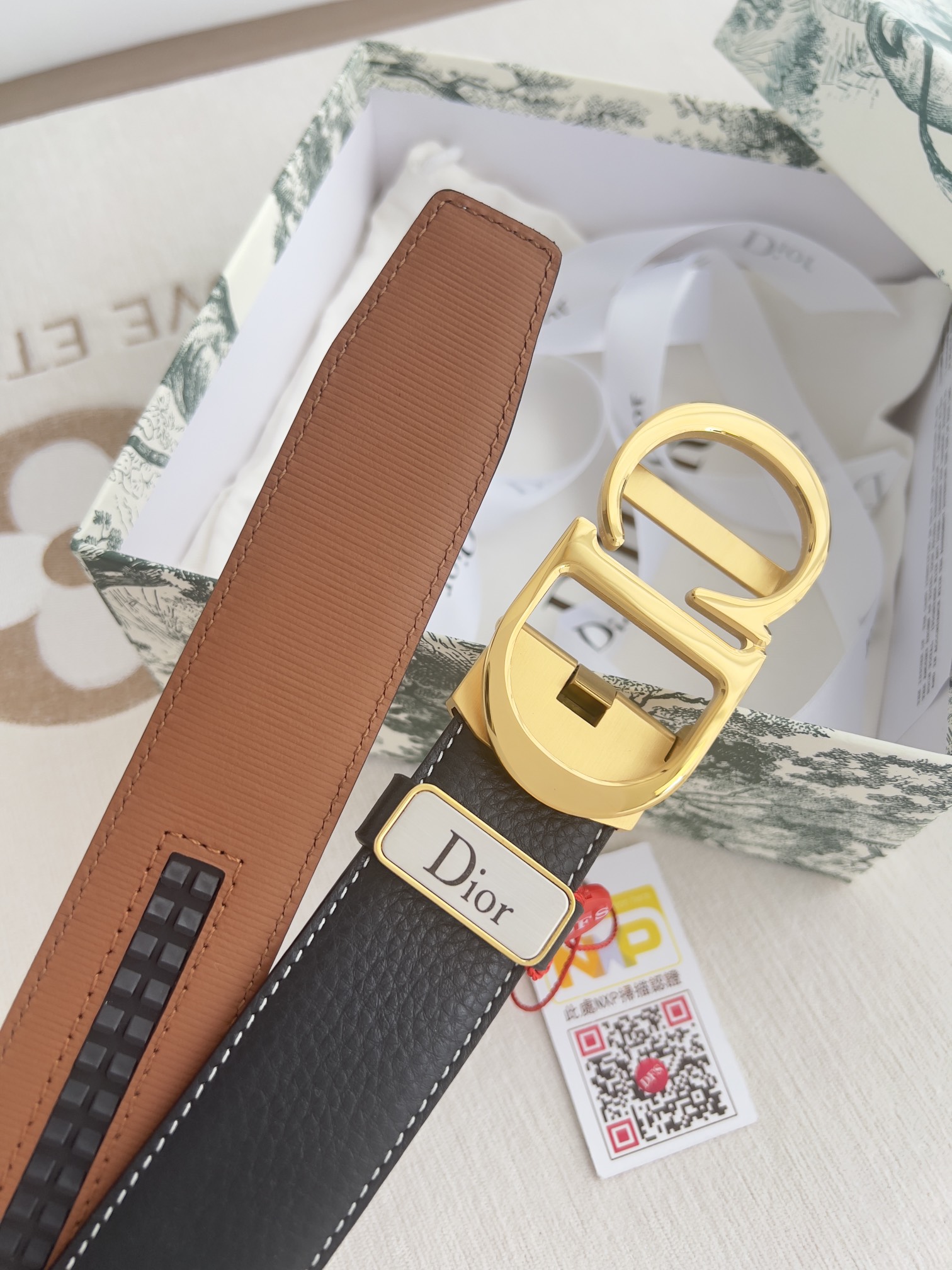 Dior Leather Belts 1:1 Mirror Version