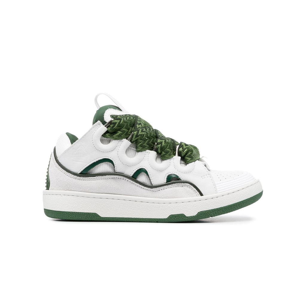 Lanvin LEATHER CURB SNEAKERS(Replica)