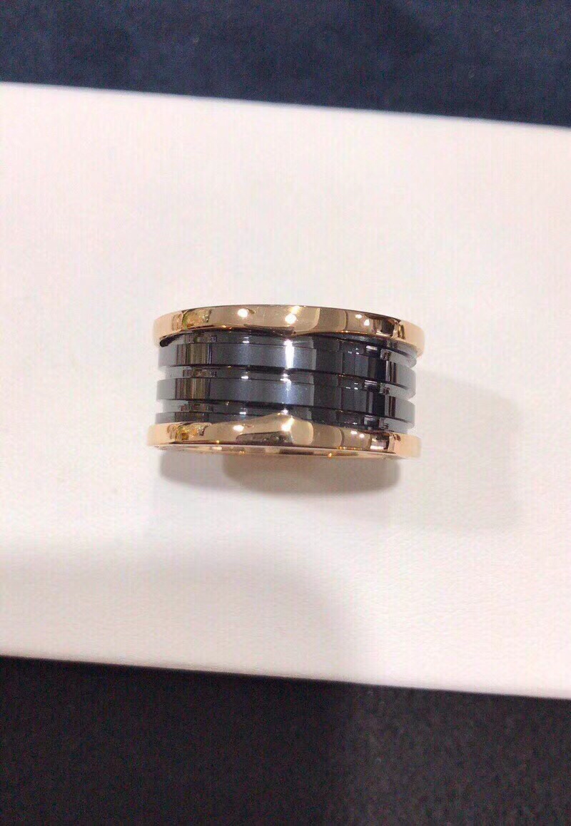 Bvlgari B.ZERO1 RING Replica, Three Band, Rose Gold