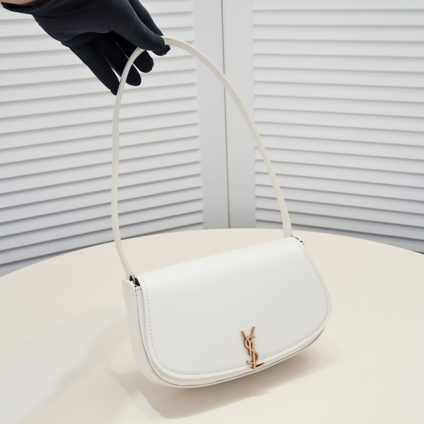 Saint Laurent YSL Volt Aire le Cassander Mini Hobo Shoulder Bag Handbag