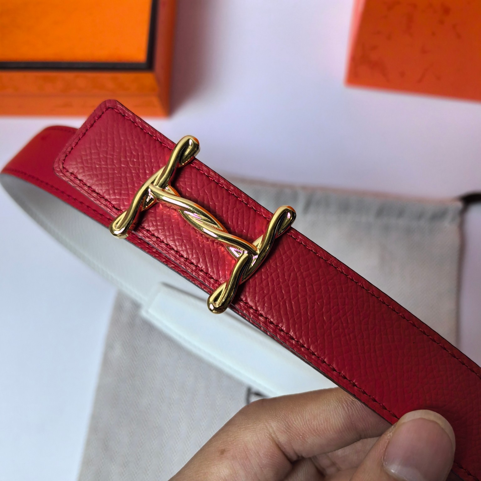Hermes Leather Belts 1:1 Mirror Version