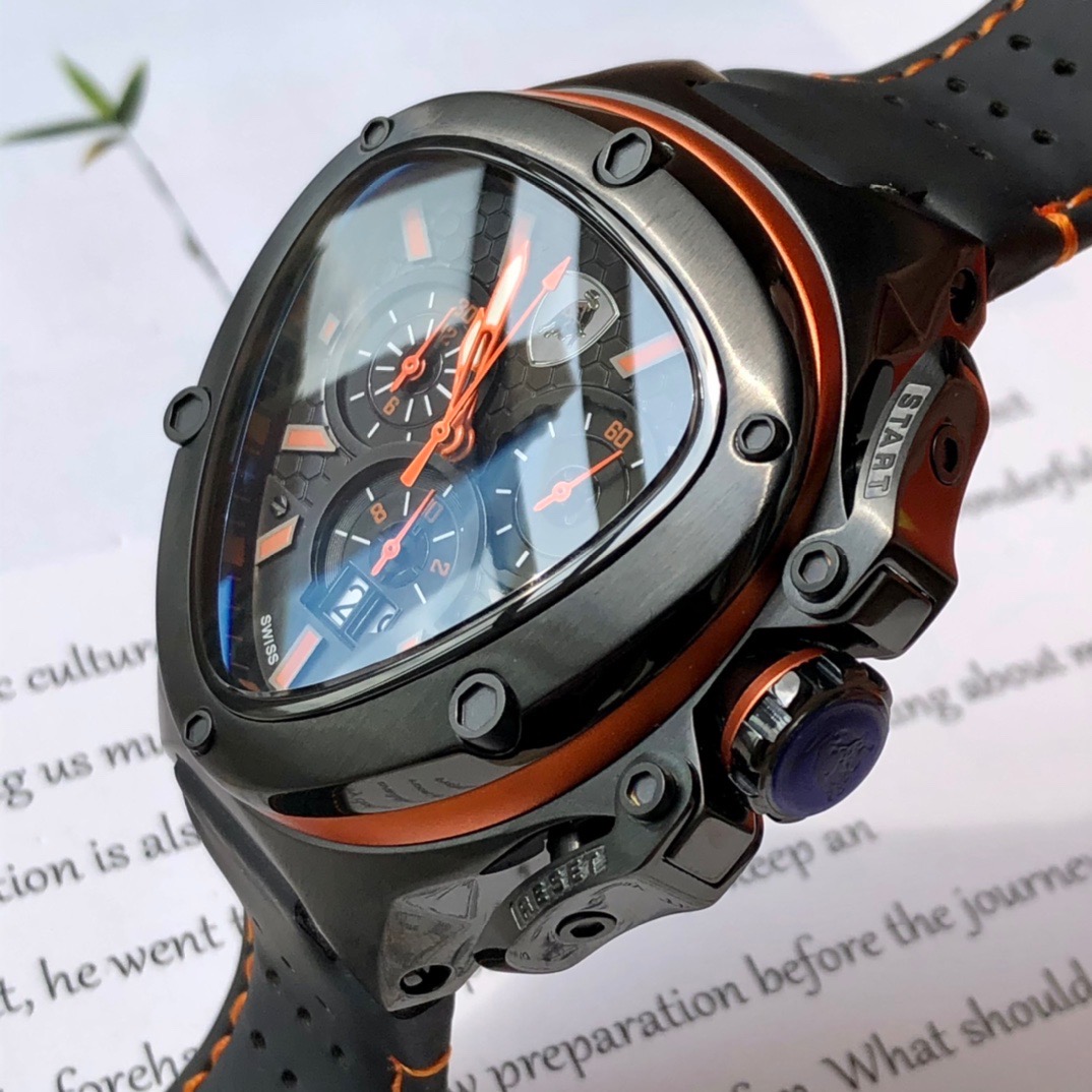 Tonino Lamborghini New Spyder Chronograph orange / Black