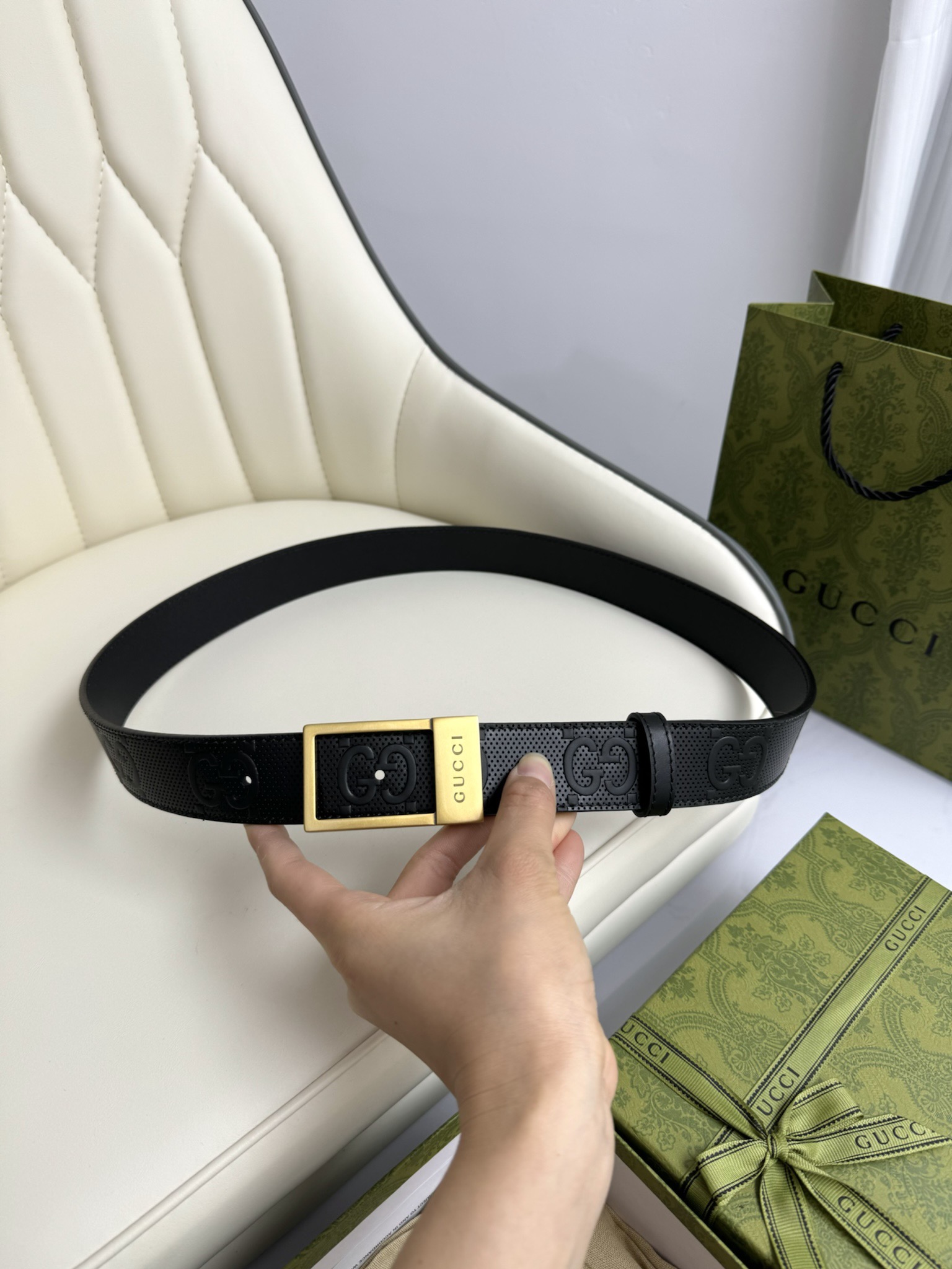 Gucci Leather Belts 1:1 Mirror Version