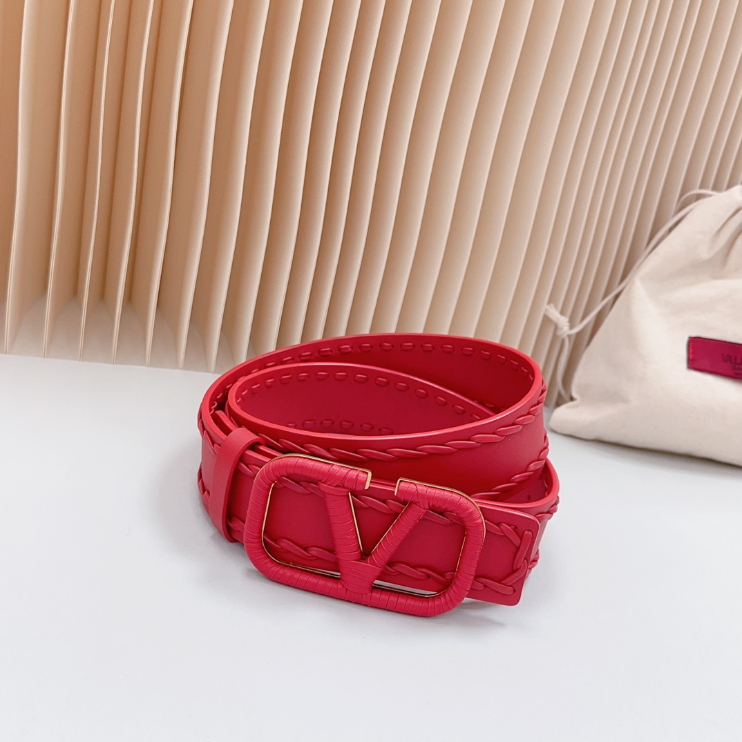 Valentino Leather Belts 1:1 Mirror Version