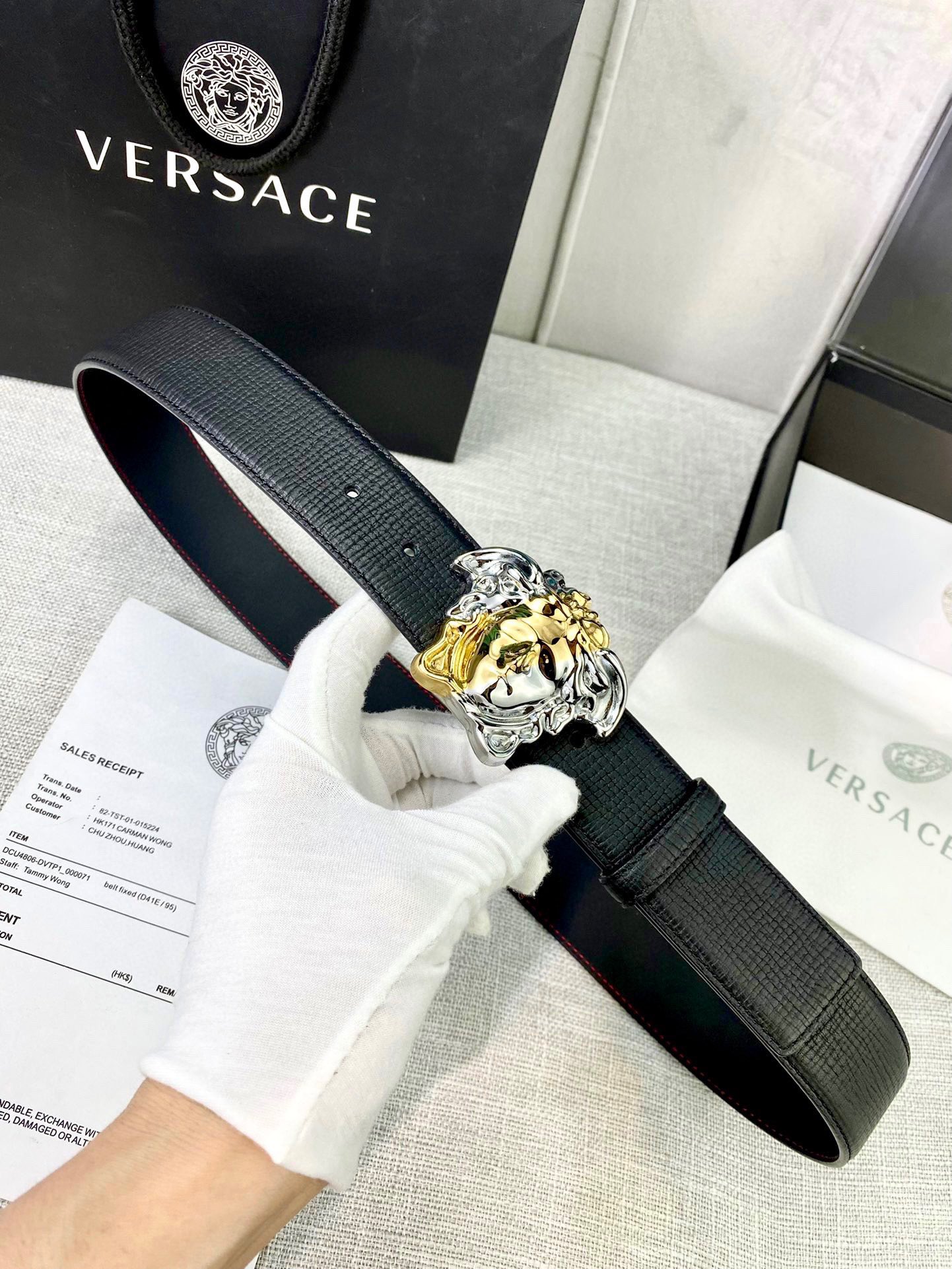 Versace Leather Belts 1:1 Mirror Version