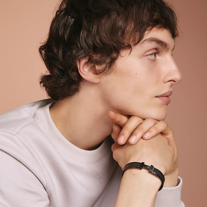 Hermes Fake Bracelet, Black Clic H Bracelet Dupe