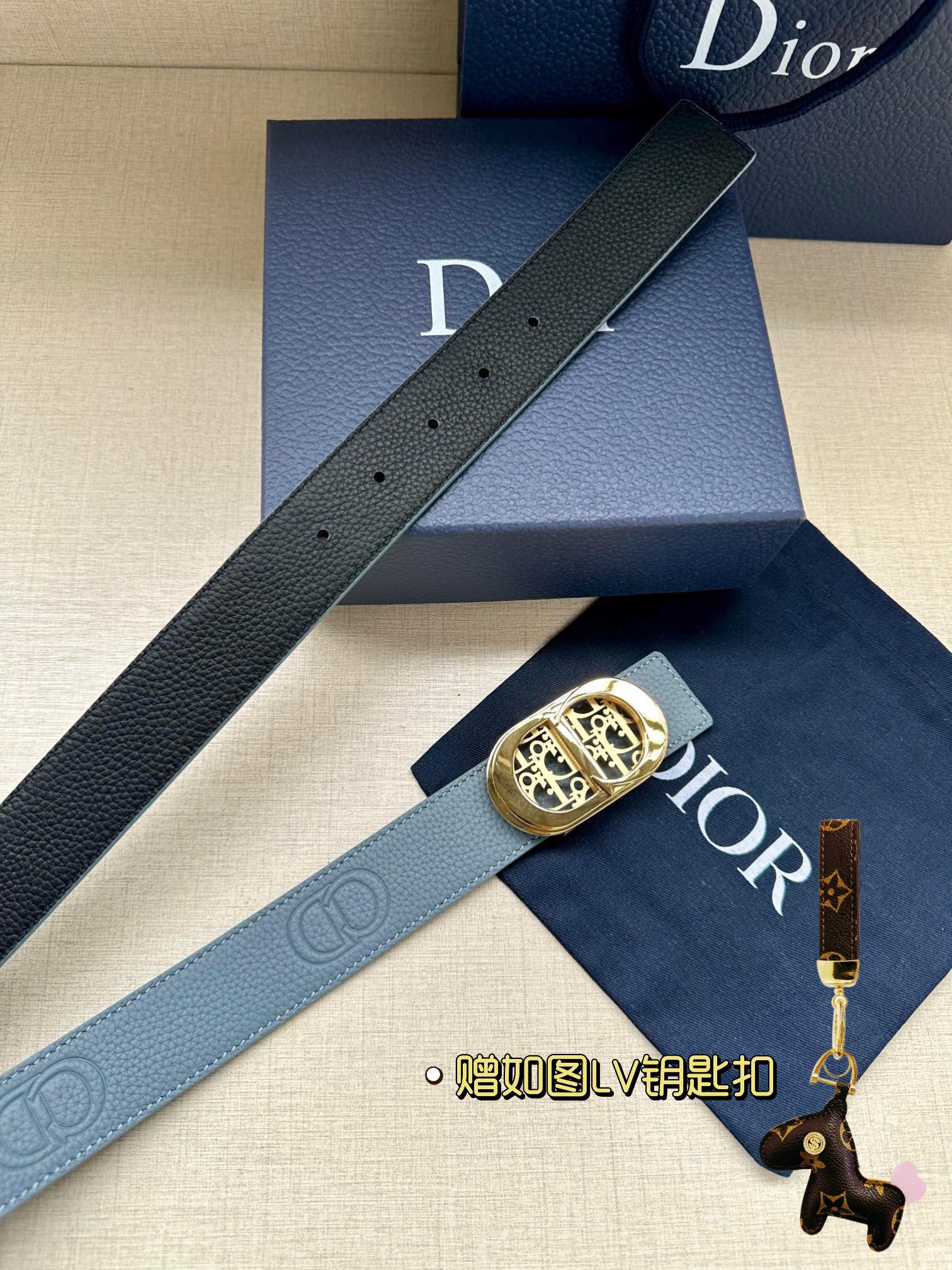 Dior Leather Belts 1:1 Mirror Version