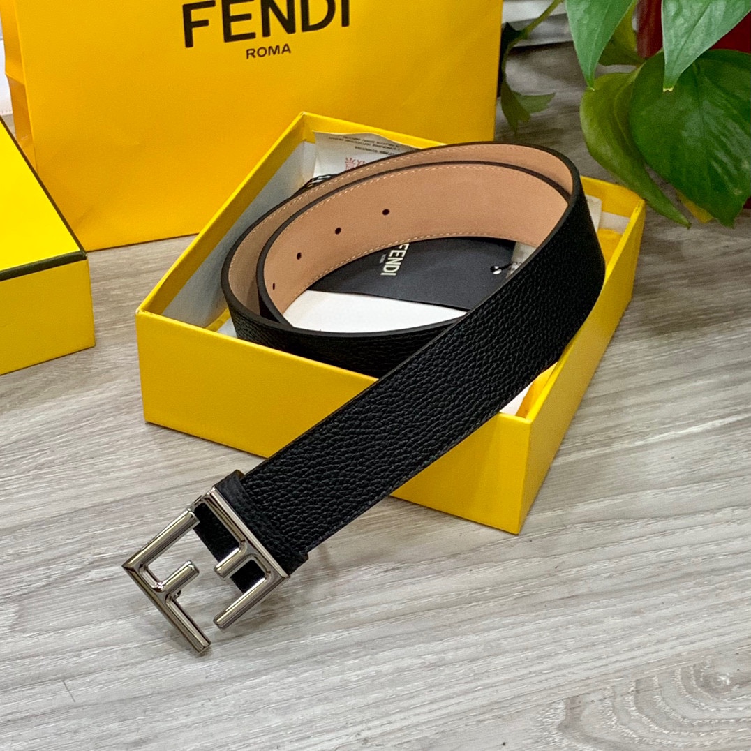 Fendi Leather Belts 1:1 Mirror Version