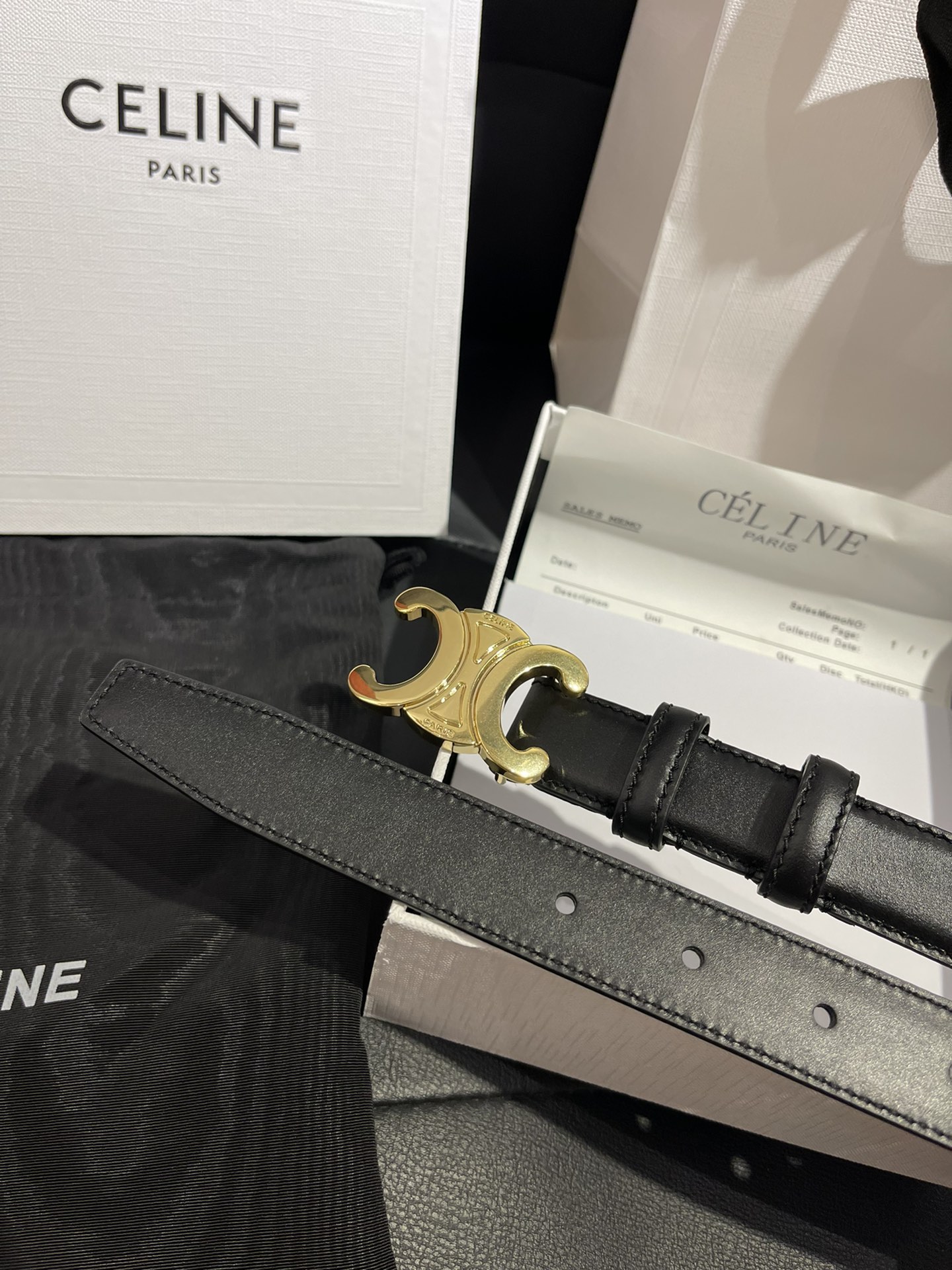 Celine Leather Belts 1:1 Mirror Version