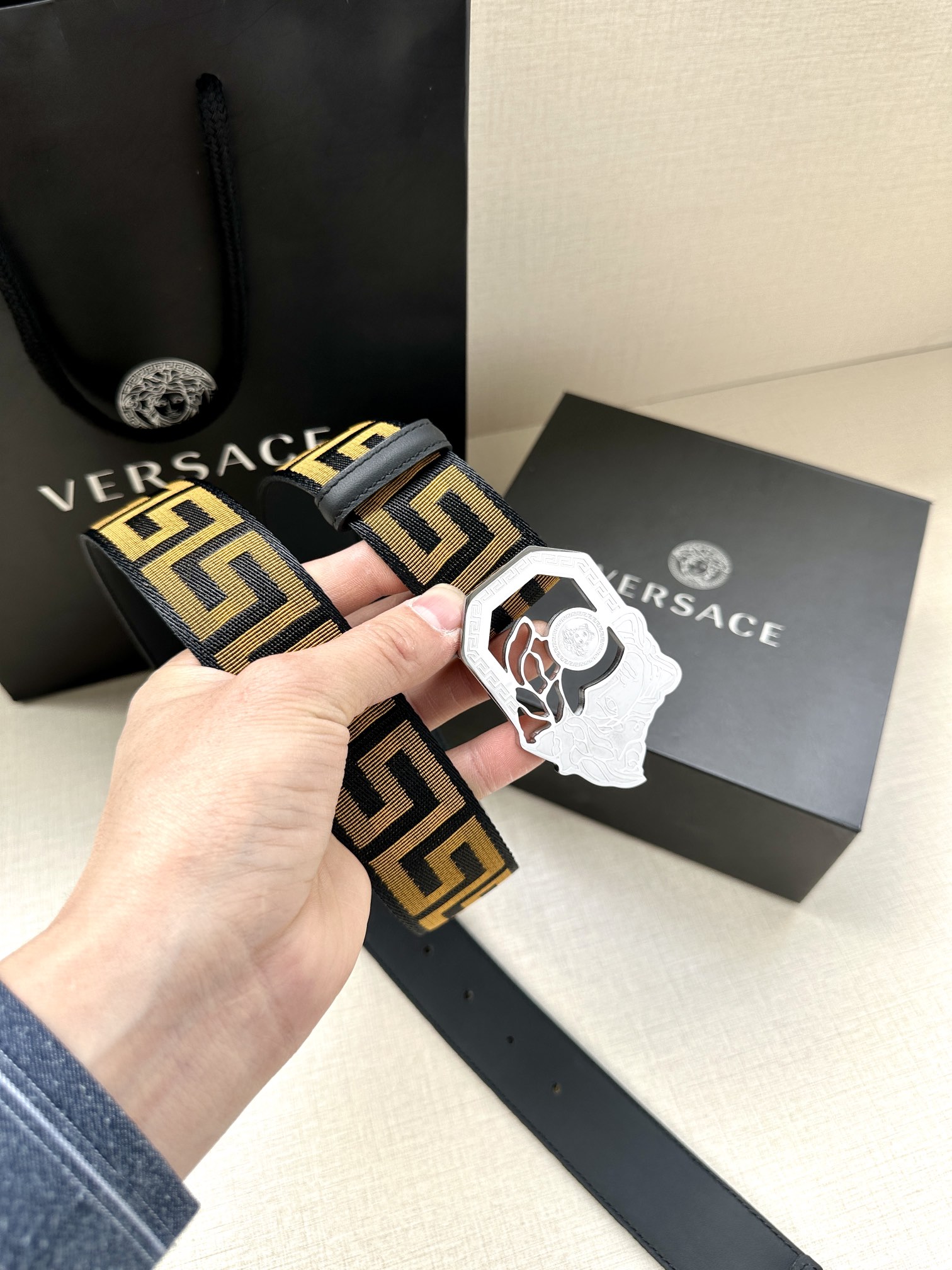 Versace Leather Belts 1:1 Mirror Version