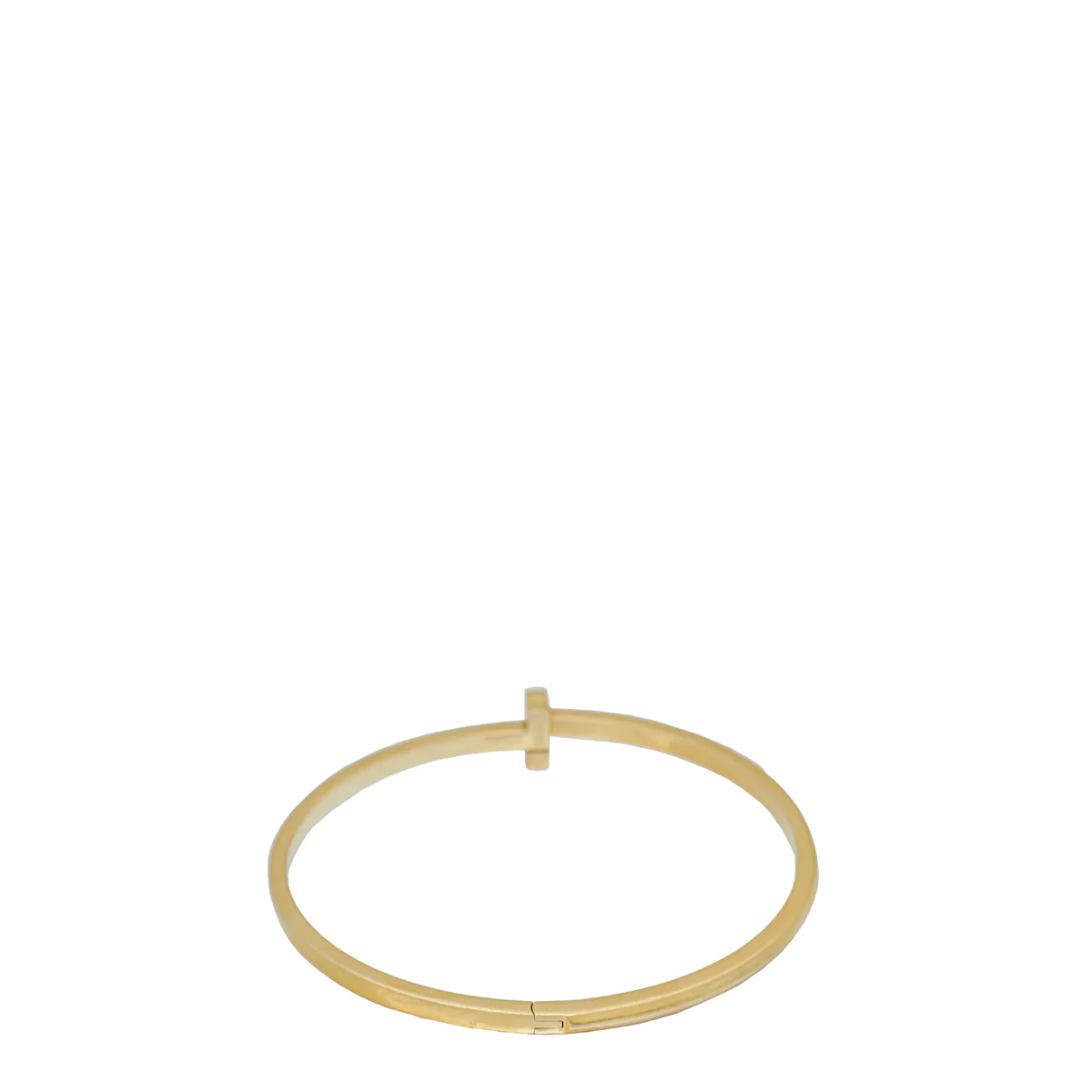 Tiffany & Co 18K Yellow Gold T1 Hinged Medium Bangle