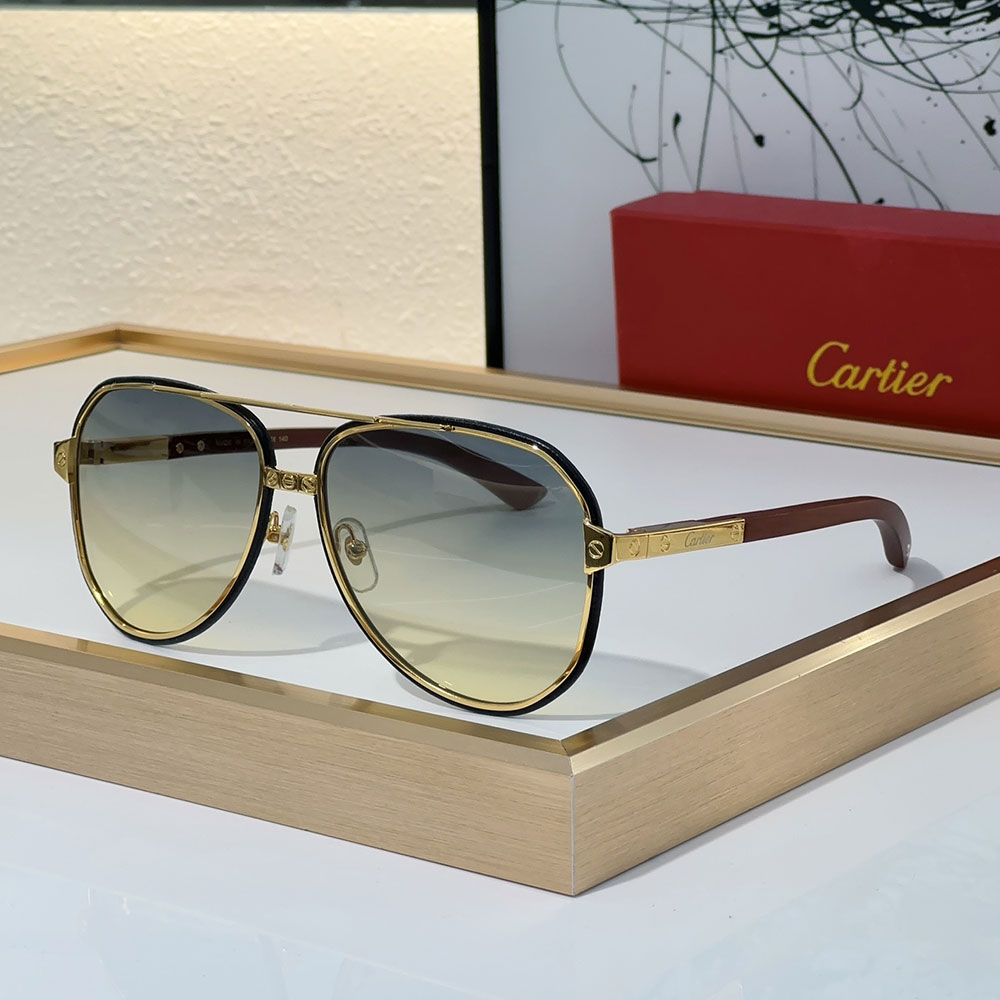 Cartier Aviator Metal Sunglasses Top quality  （Replica）