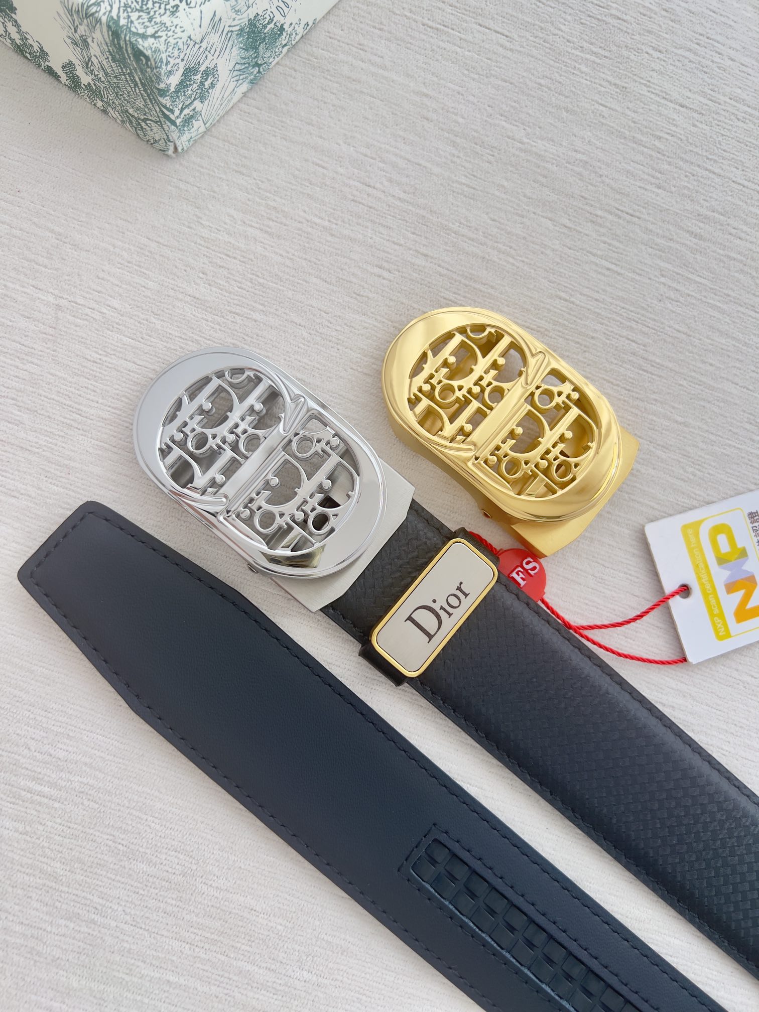 Dior Leather Belts 1:1 Mirror Version