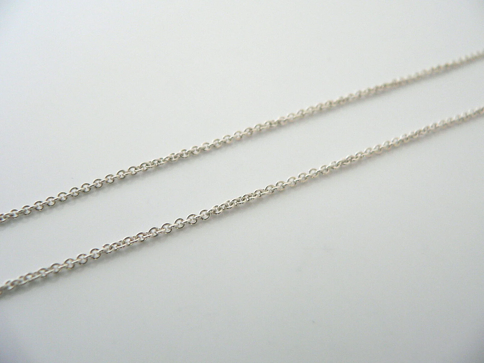 Tiffany & Co 1837 Large Interlocking Circles Necklace Pendant 20 inch Chain Gift