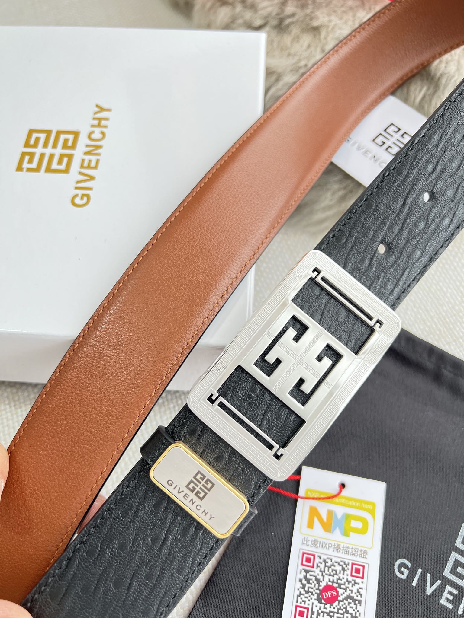 Givenchy Leather Belts 1:1 Mirror Version