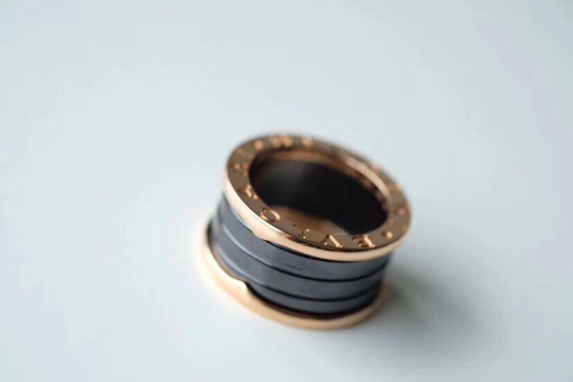 Bvlgari B.ZERO1 RING Replica, Three Band, Rose Gold