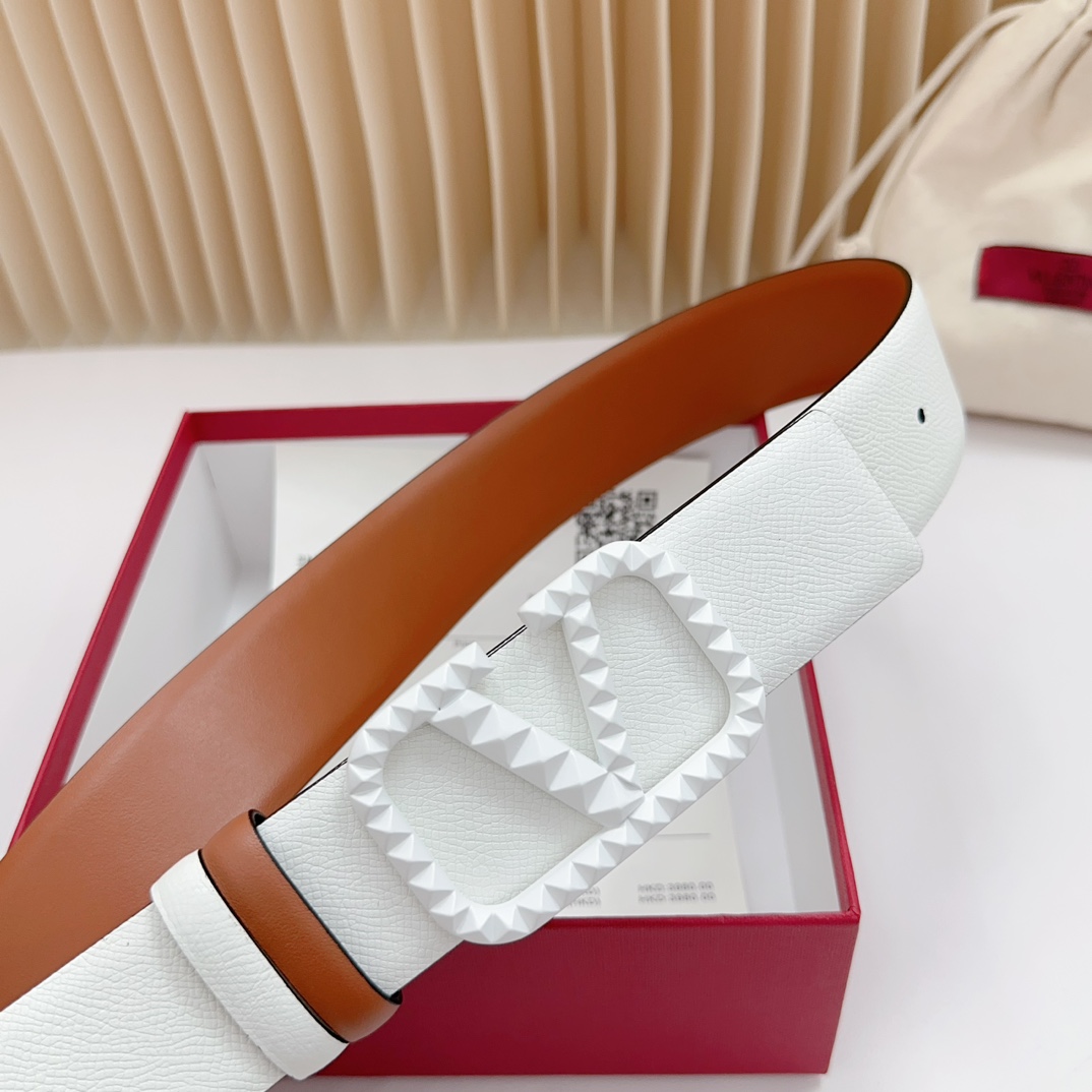 Valentino Leather Belts 1:1 Mirror Version
