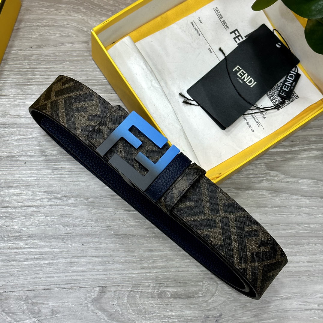 Fendi Leather Belts 1:1 Mirror Version