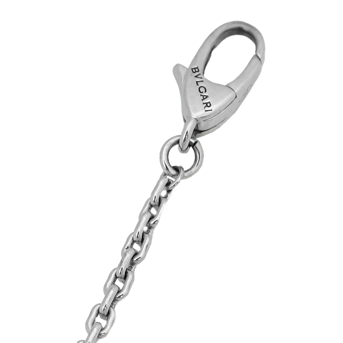 Bvlgari 18K White Gold Diamonds Serpenti Viper Necklace