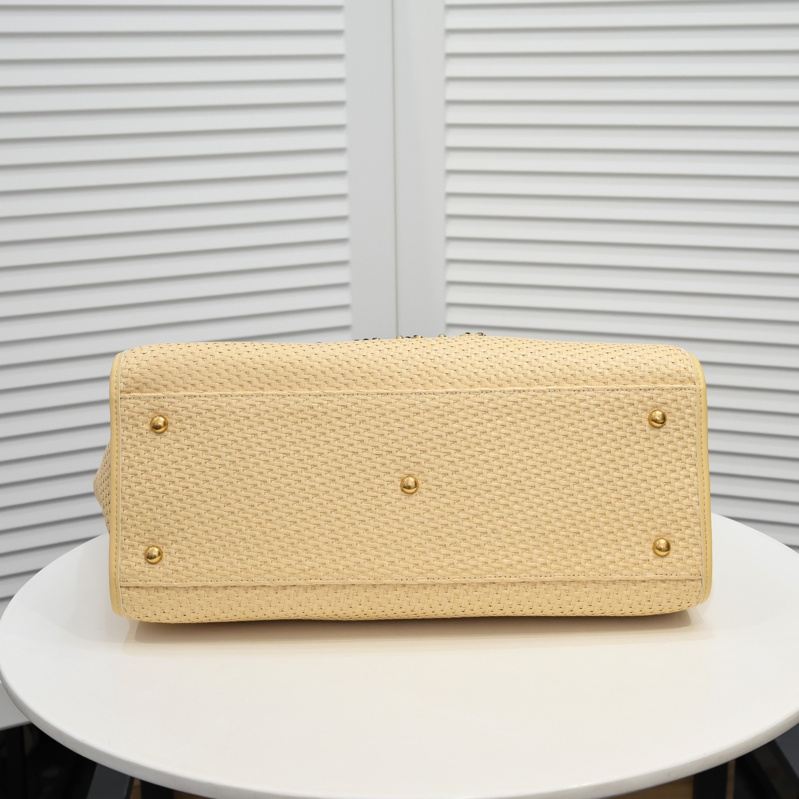 Chanel Cruise Chain Straw Purse Beach Bag Shopping bag Tote Shoulder Bag Handbag