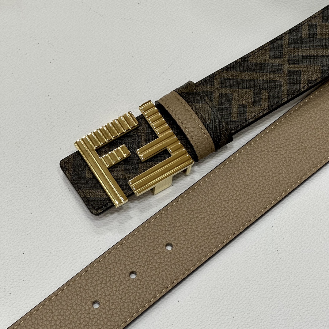Fendi Leather Belts 1:1 Mirror Version