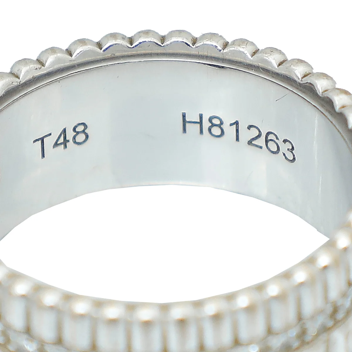 Boucheron 18K White Gold Diamond Quatre Radiant Edition Small Model Ring 48