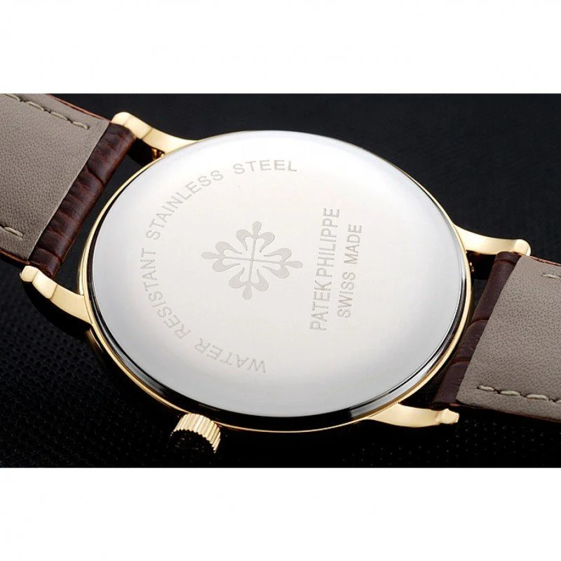 Calatrava White Dial White 41 mm, Yellow Gold