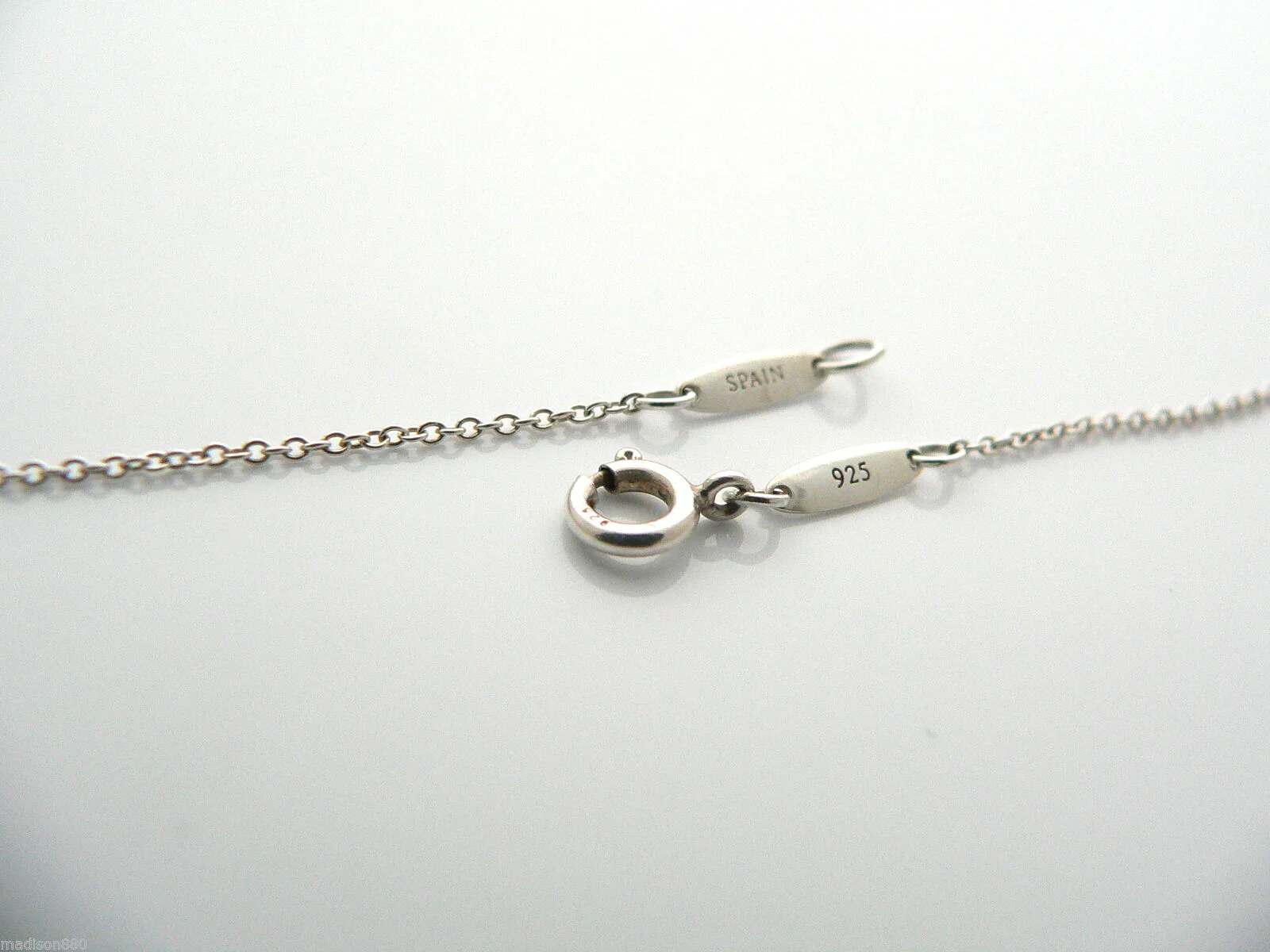 Tiffany & Co Silver Peretti Alphabet S Necklace Pendant Chain Personal Gift Love