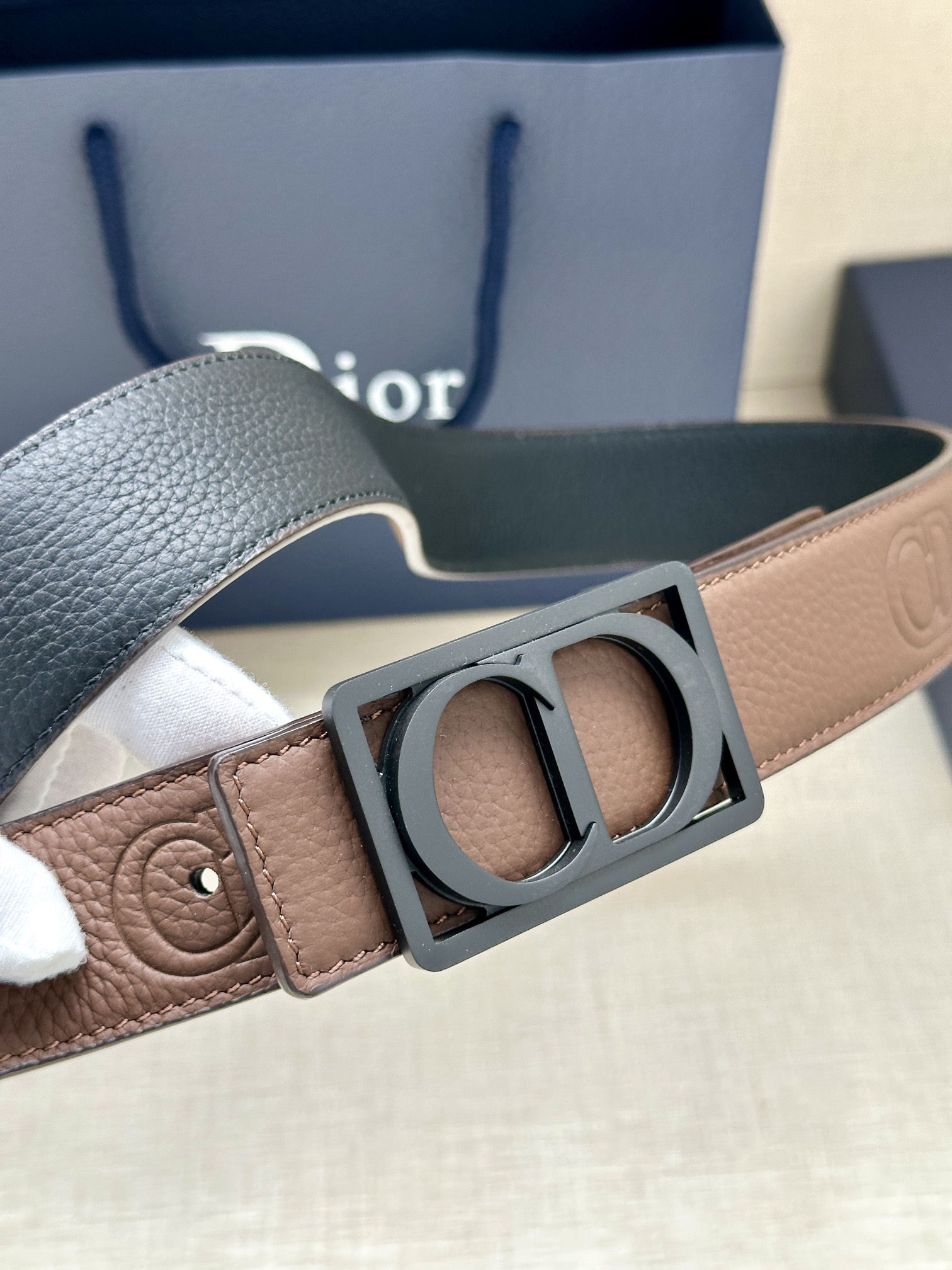 Dior Leather Belts 1:1 Mirror Version
