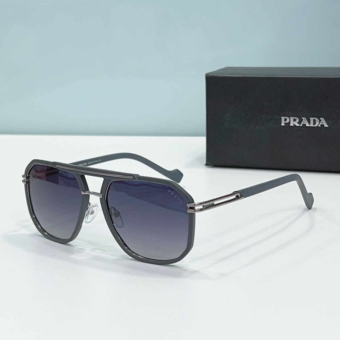 Prada Metal-Mechanical Wind  sunglasses Top quality （Replica）