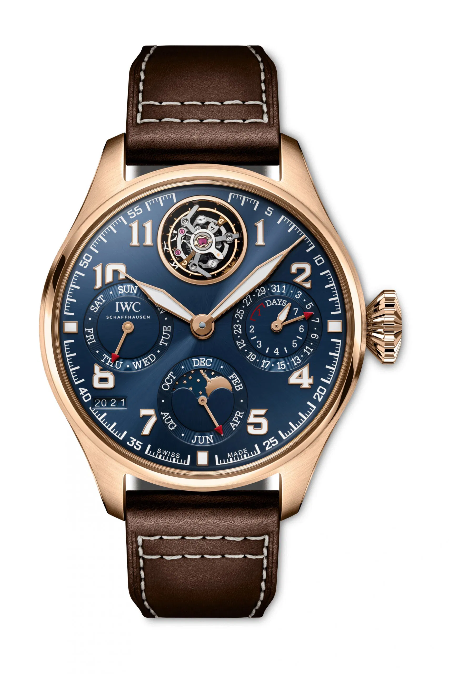 Schaffhausen big Pilots watch perpetual calendar tourbillon edition le petit prince iw504803