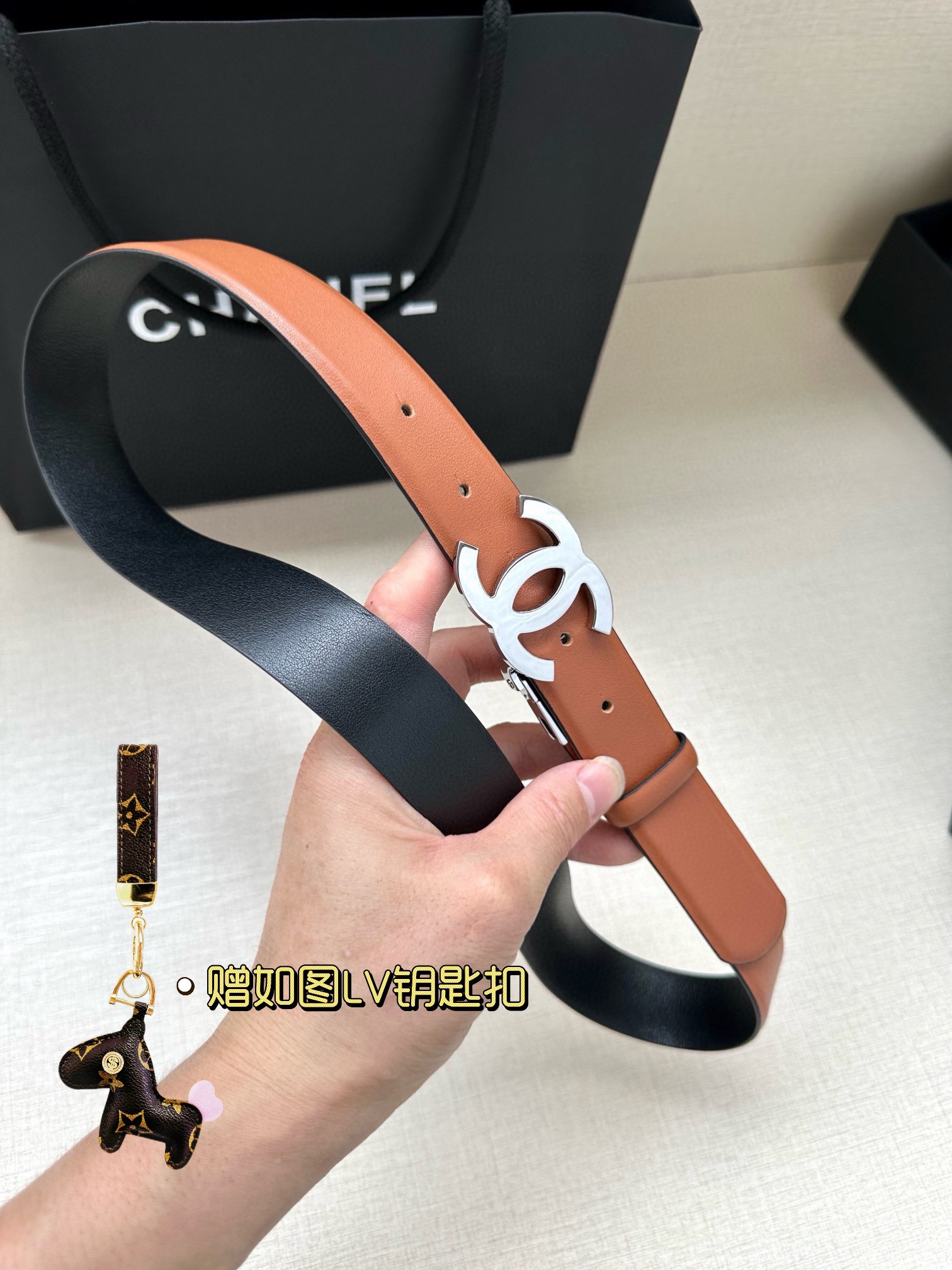 Chanel Leather Belts 1:1 Mirror Version