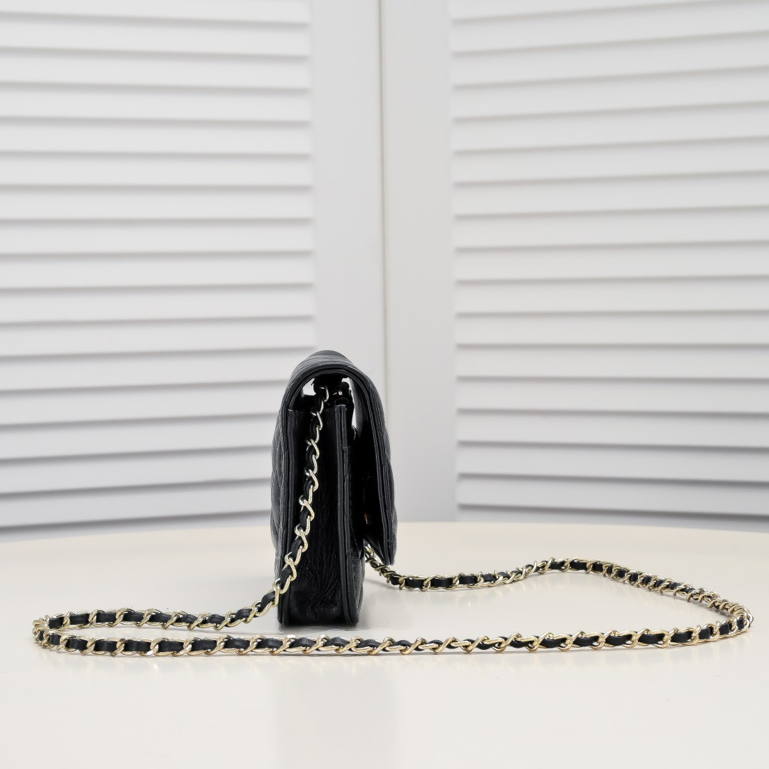 Chanel Woc Classic Lambskin Silver Hardware Shoulder Bag Handbag