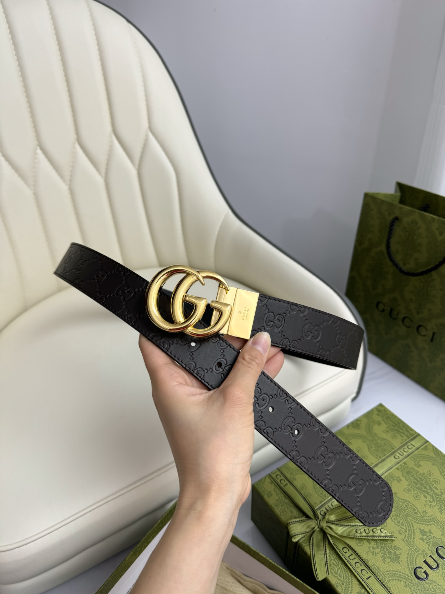 Gucci Leather Belts 1:1 Mirror Version