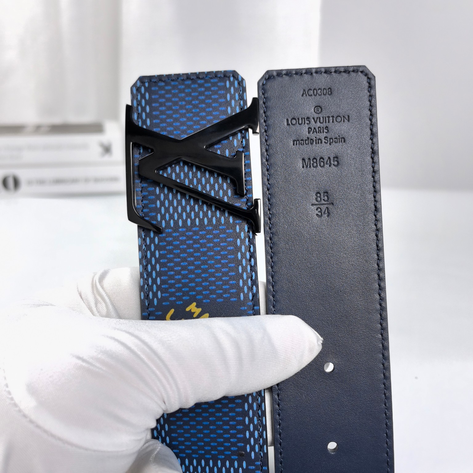 Louis Vuitton LV Leather Belts 1:1 Mirror Version