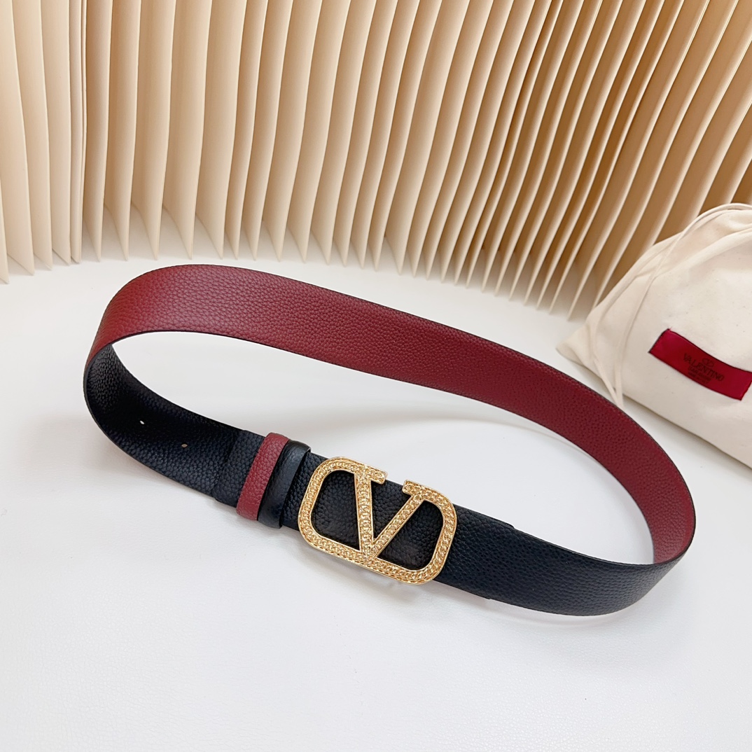 Valentino Leather Belts 1:1 Mirror Version