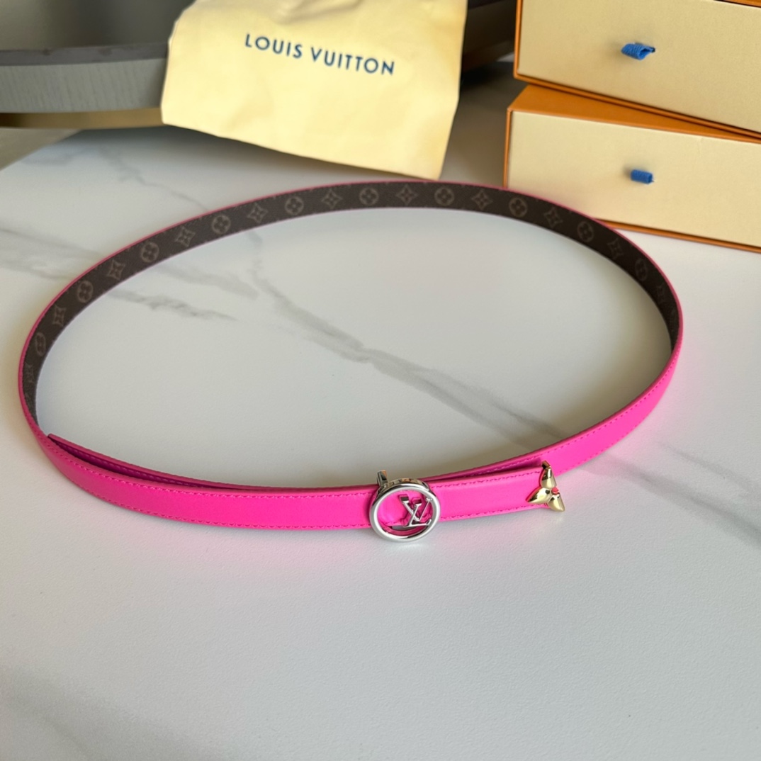 Louis Vuitton LV Leather Belts 1:1 Mirror Version