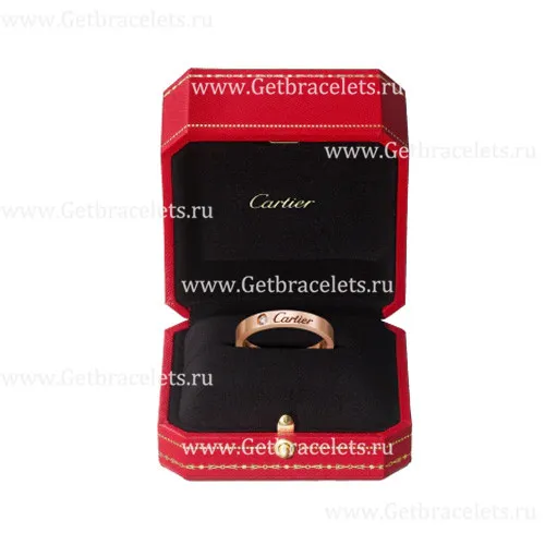 Replica Cartier C de Cartier Wedding Band With Diamond Pink Gold B4097200
