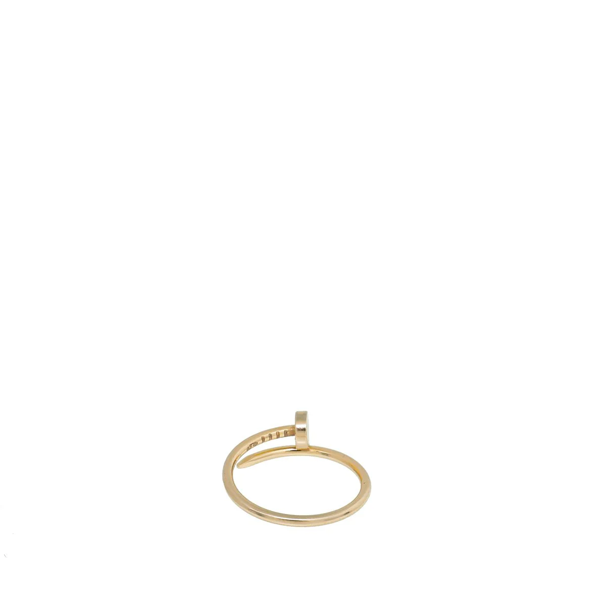 Cartier 18K Rose Gold Juste Un Clou Small Model Ring 59