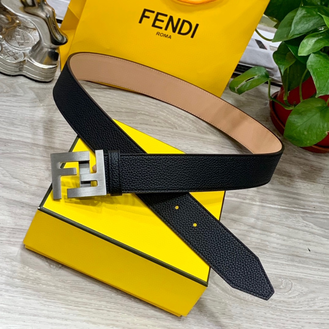 Fendi Leather Belts 1:1 Mirror Version