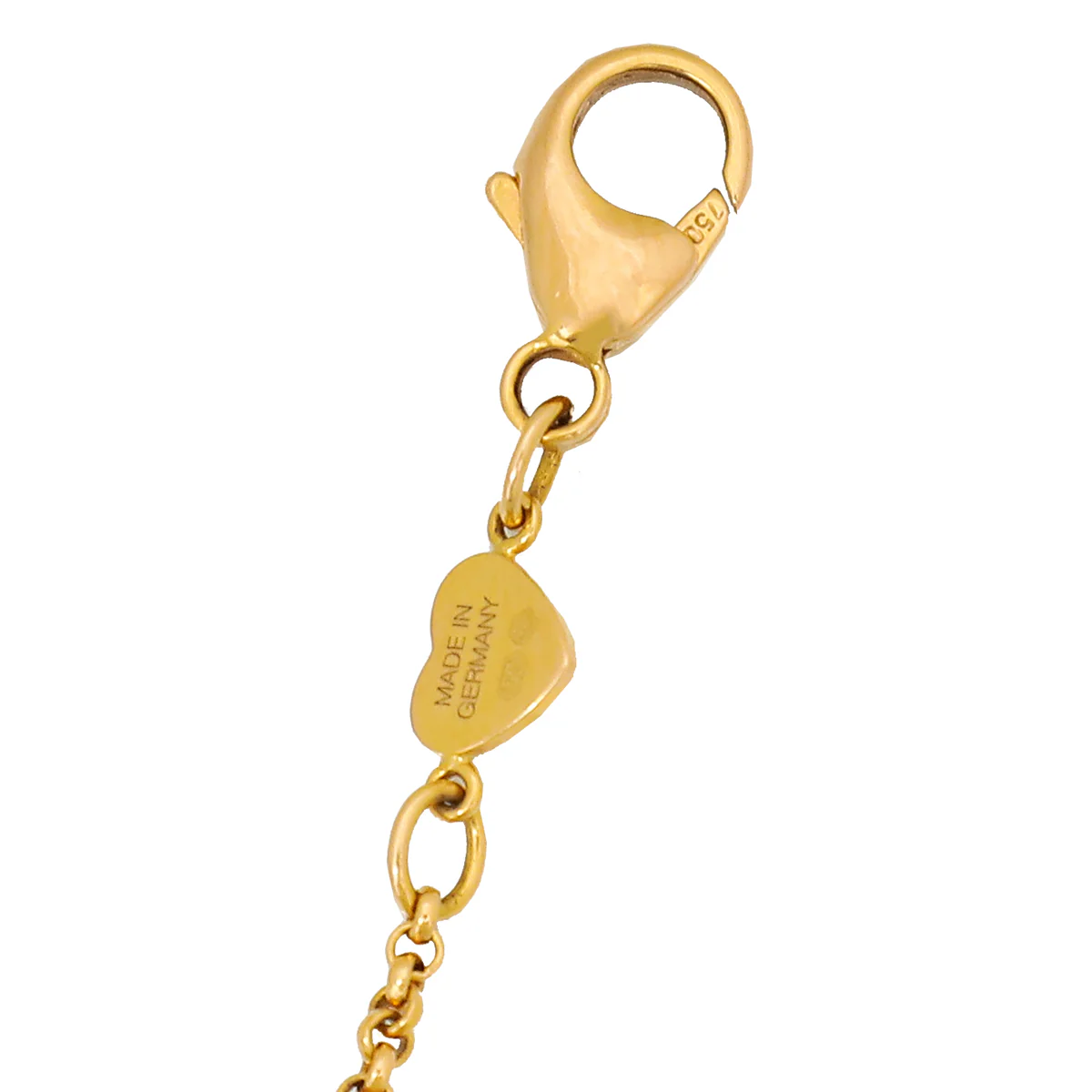 Chopard 18K Rose Gold Diamonds Happy Hearts Bracelet