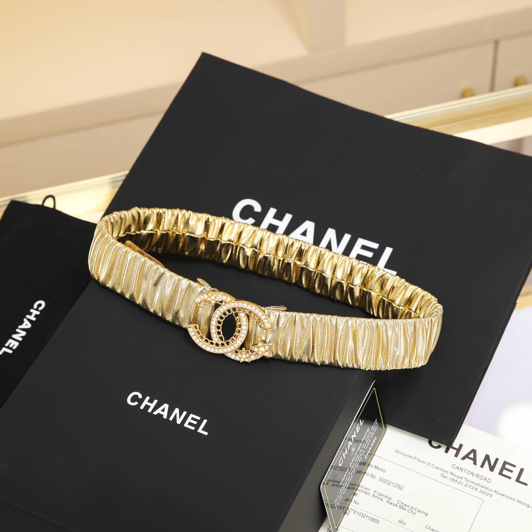 Chanel Leather Belts 1:1 Mirror Version