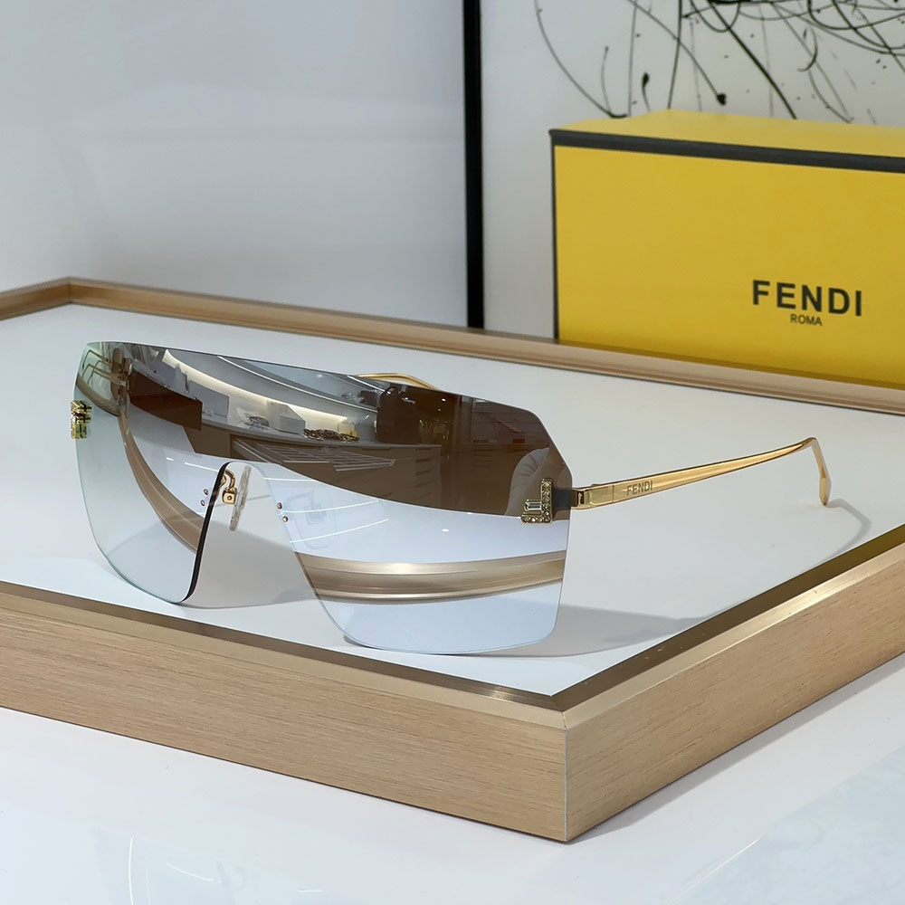 Fendi Aviator Rimless Sunglasses Top quality （Replica）