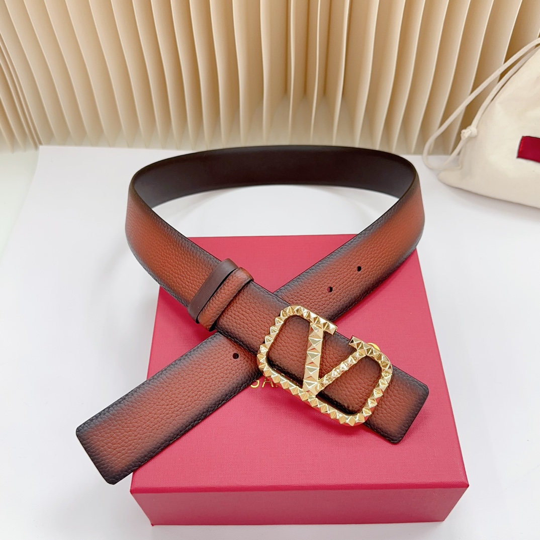 Valentino Leather Belts 1:1 Mirror Version