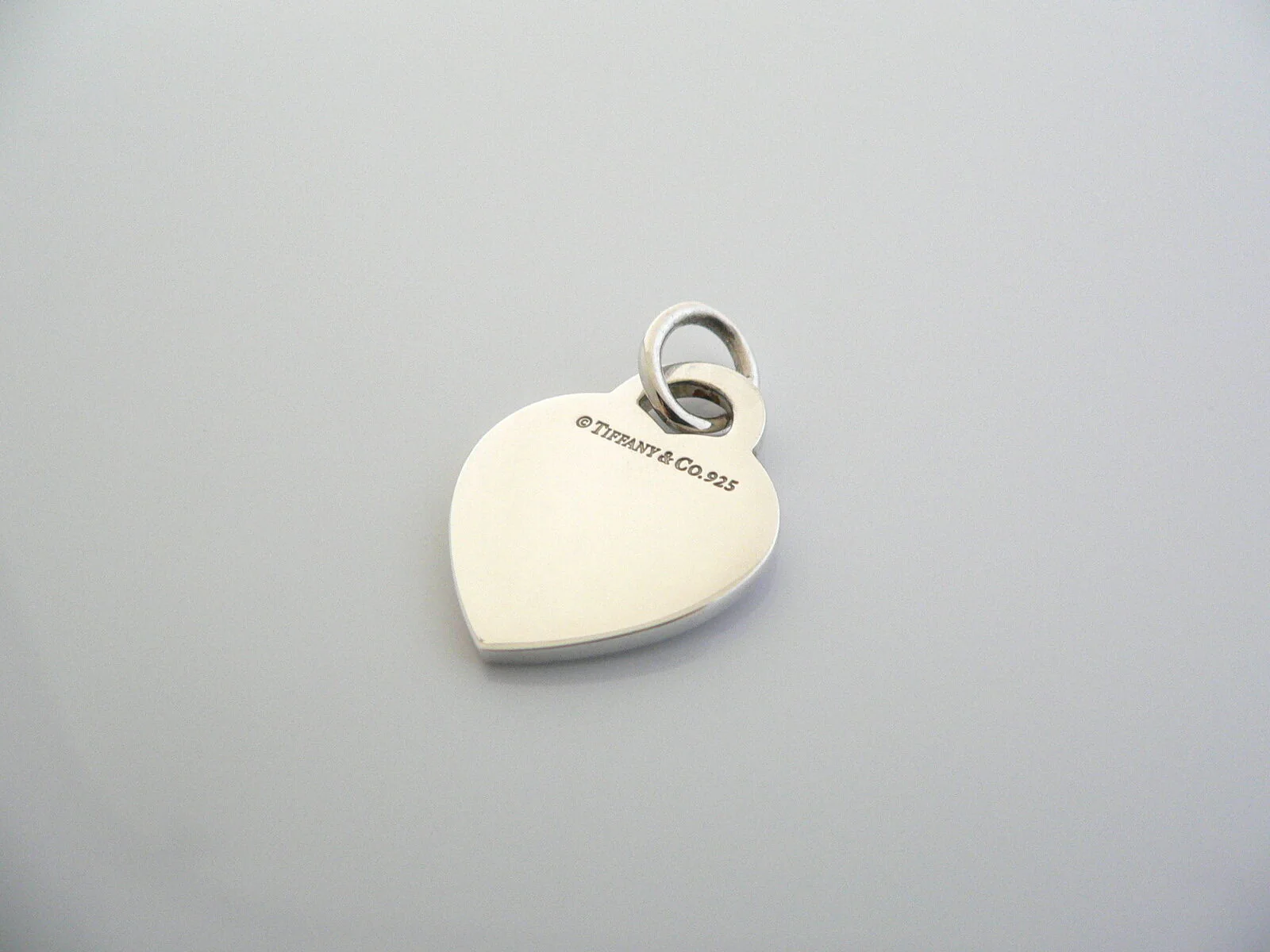 Tiffany & Co Return Blue Enamel Heart Pendant Charm 4 Necklace Bracelet Gift