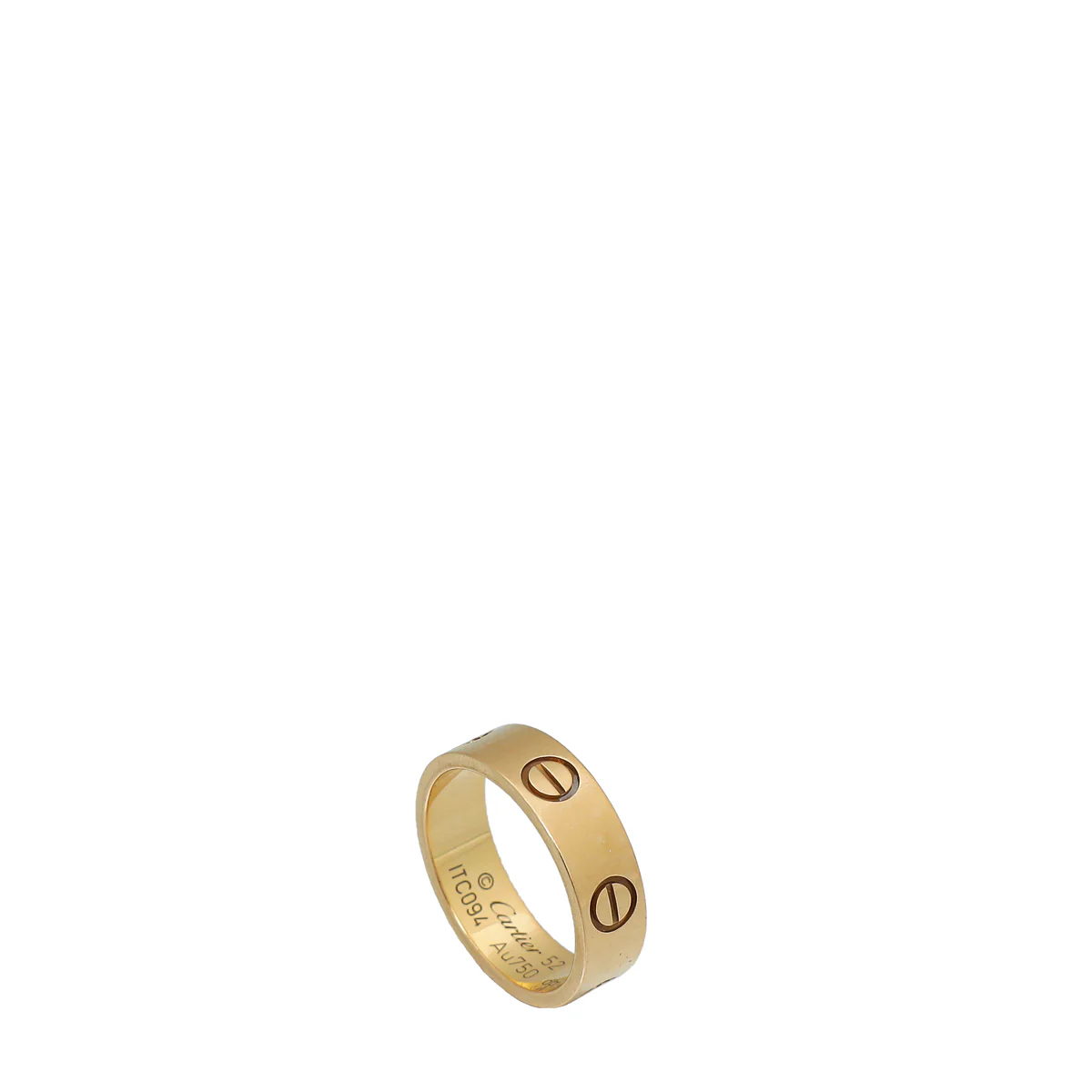 Cartier 18K Rose Gold Love Wedding Ring 52