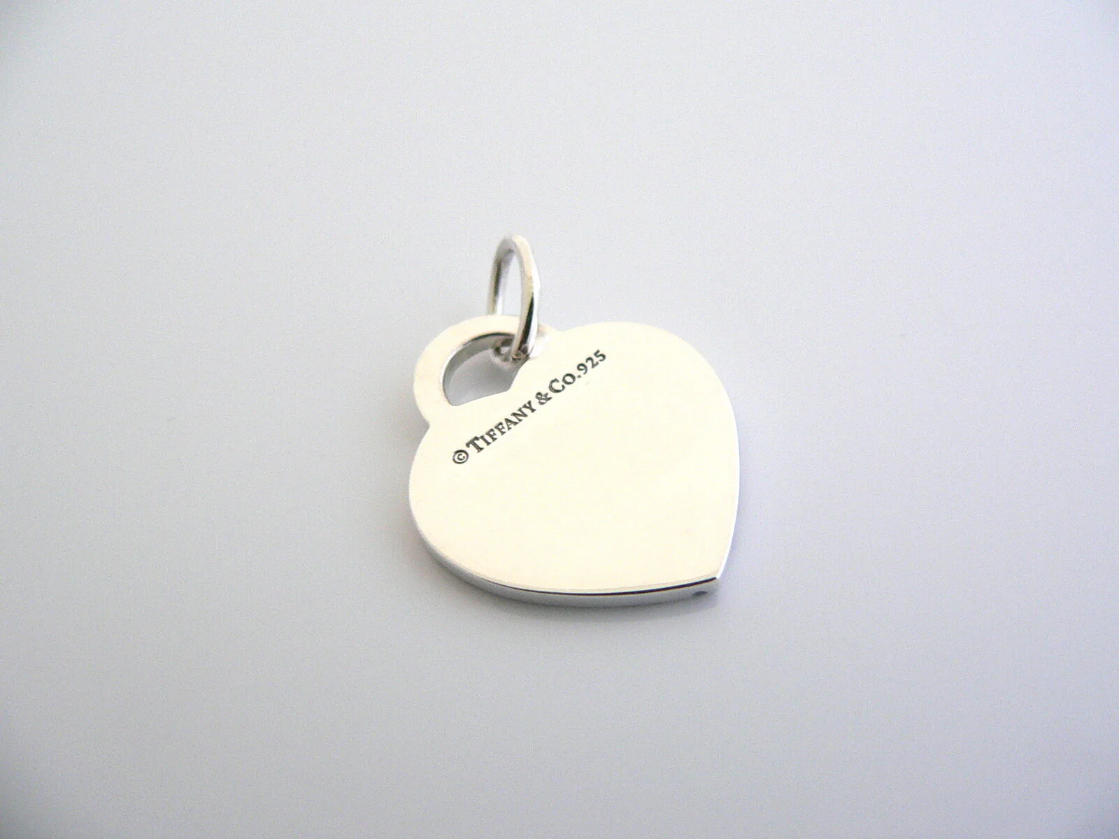 Tiffany & Co Silver I LOVE YOU Heart Charm Pendant 4 Necklace Bracelet Love Gift