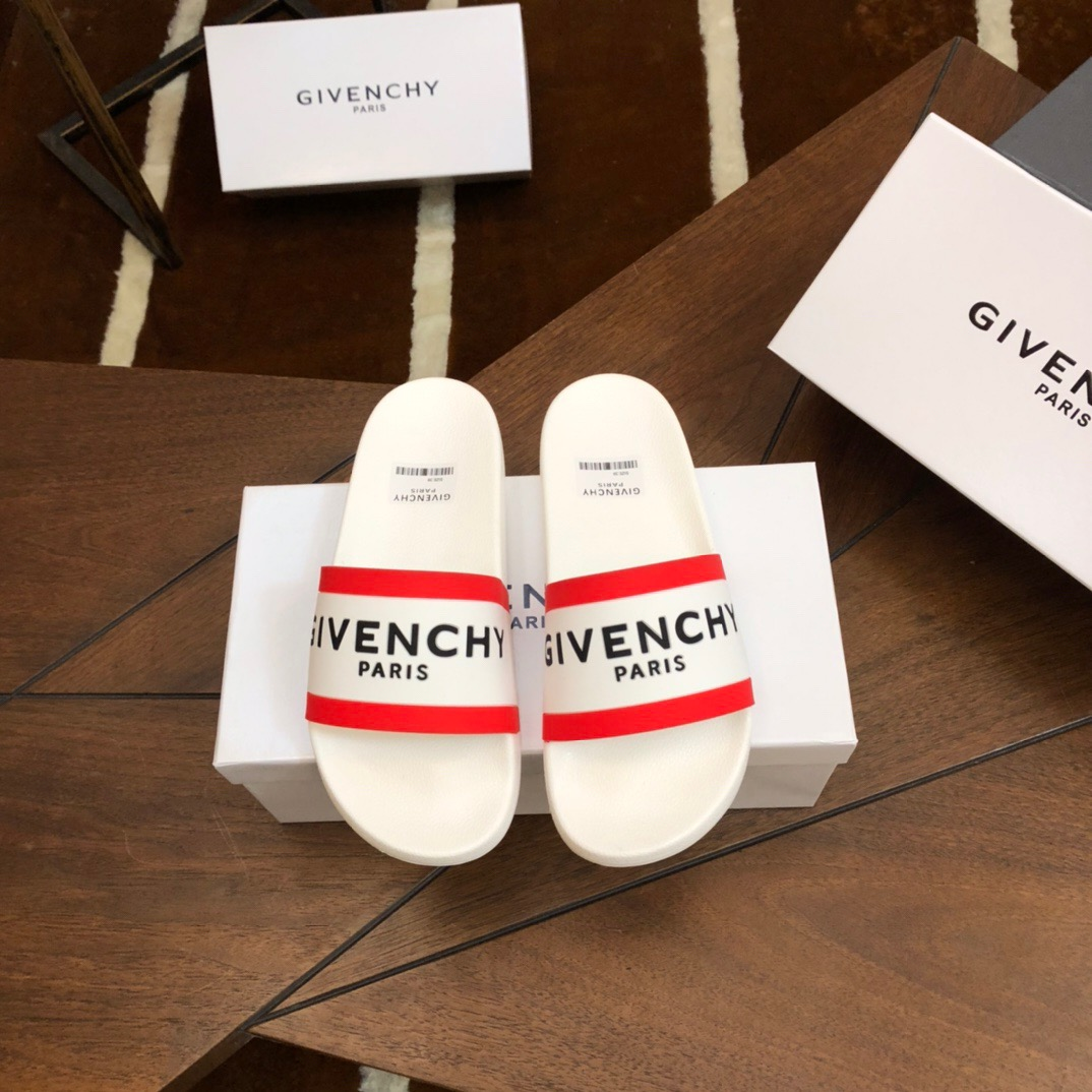 Givenchy Rubber Logo flip-flops Slide Sandal(Replica)